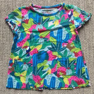 Mini Boden 	Size	3-4Y	Neon Jungle Tunic Top GUC